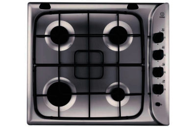 Indesit PIM640ASIX Gas Hob - Stainless Steel